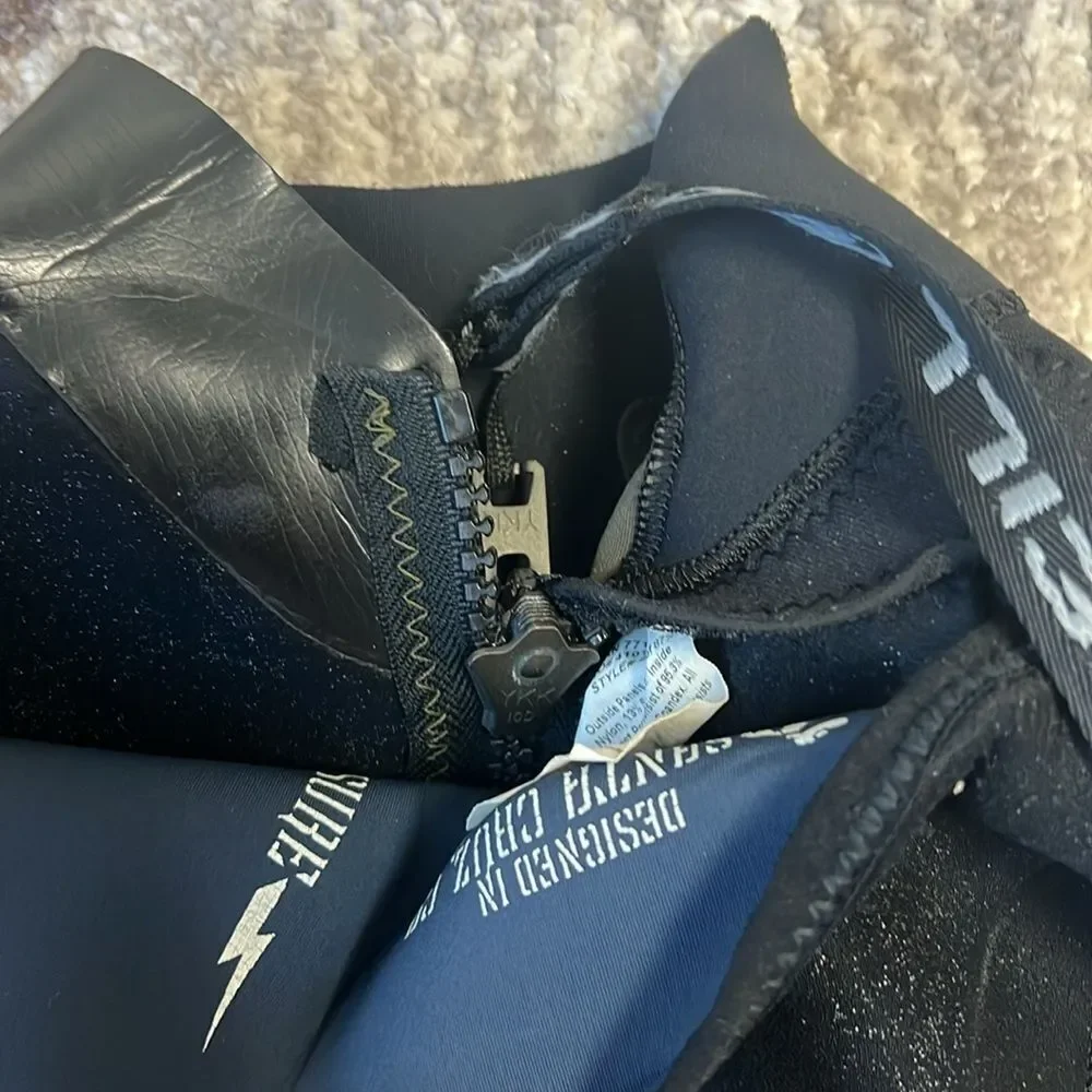 O’Neill Black Wetsuit Green Blue Gray Size 10
